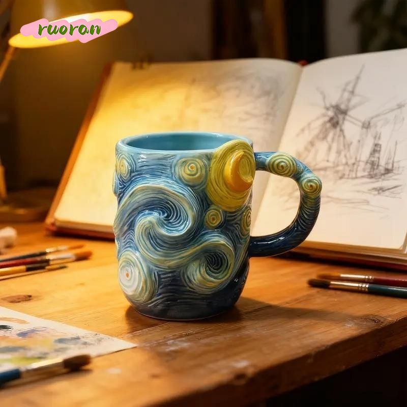 Van Gogh Starry Night Mug Crea - Coffee Tea Van 리뷰 및 가격