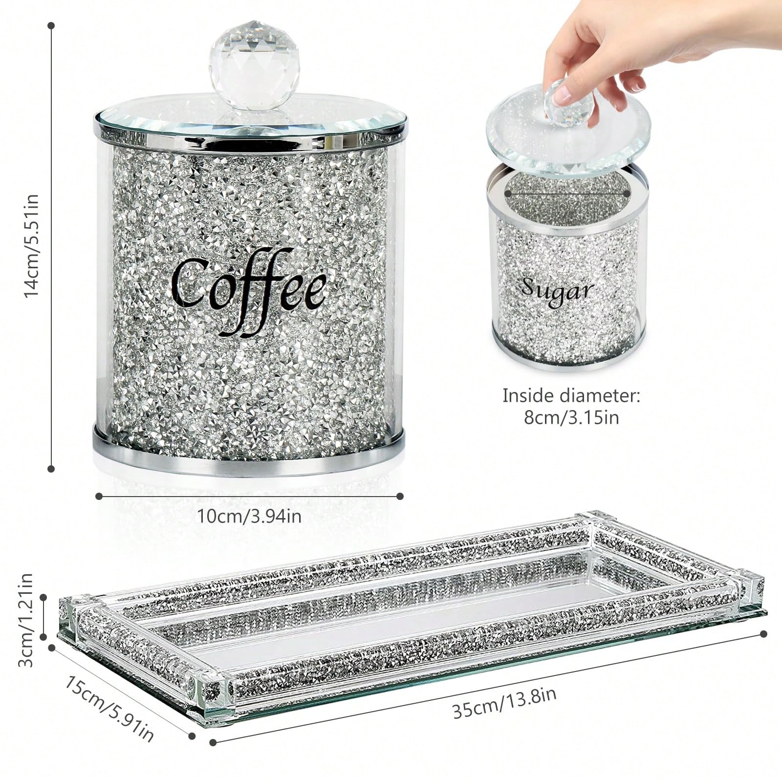 Coffee Sugar Tea Canister Set  - Coffee Tea Sugar Set 리뷰 및 가격