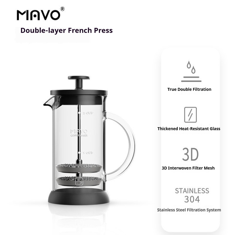 MAVO French Press Coffee Maker - Coffee And Tea Filter 리뷰 및 가격