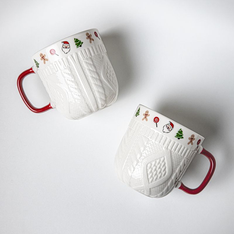 380ml Christmas Sweater Cerami - Coffee Tea Icon 리뷰 및 가격