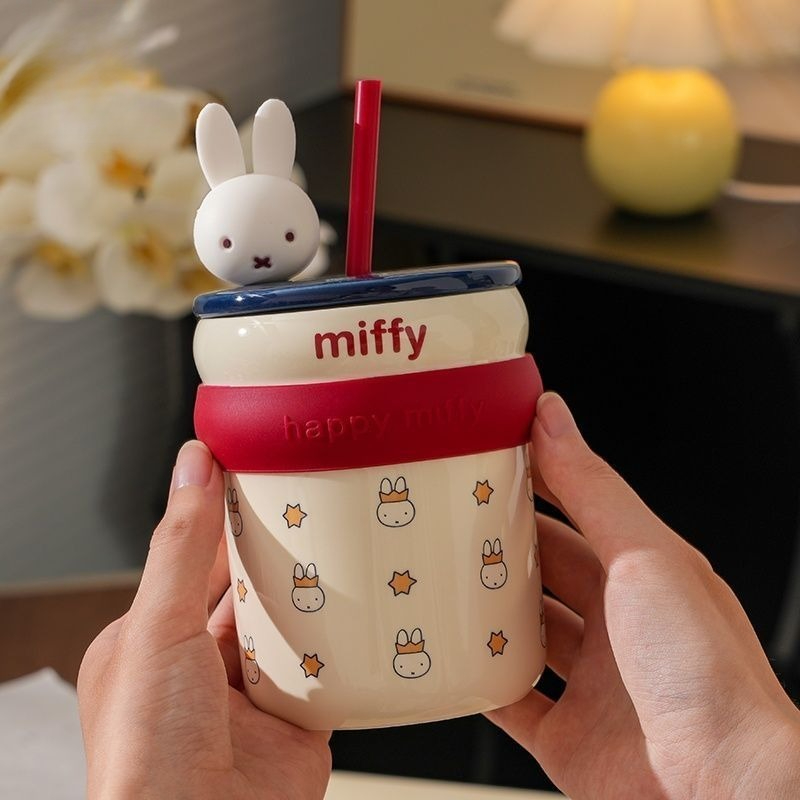 Hot Miffy Ceramic Mug with Str - Coffee Y Tea 리뷰 및 가격