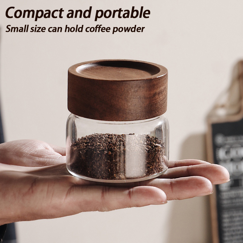 Glass Sealed Storage Jar With  - Coffee Tea Bean 리뷰 및 가격