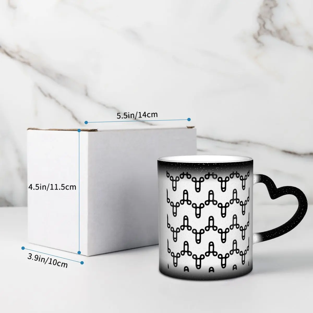 Penis Icon Pattern Light Mug F - Coffee Tea Icon 리뷰 및 가격
