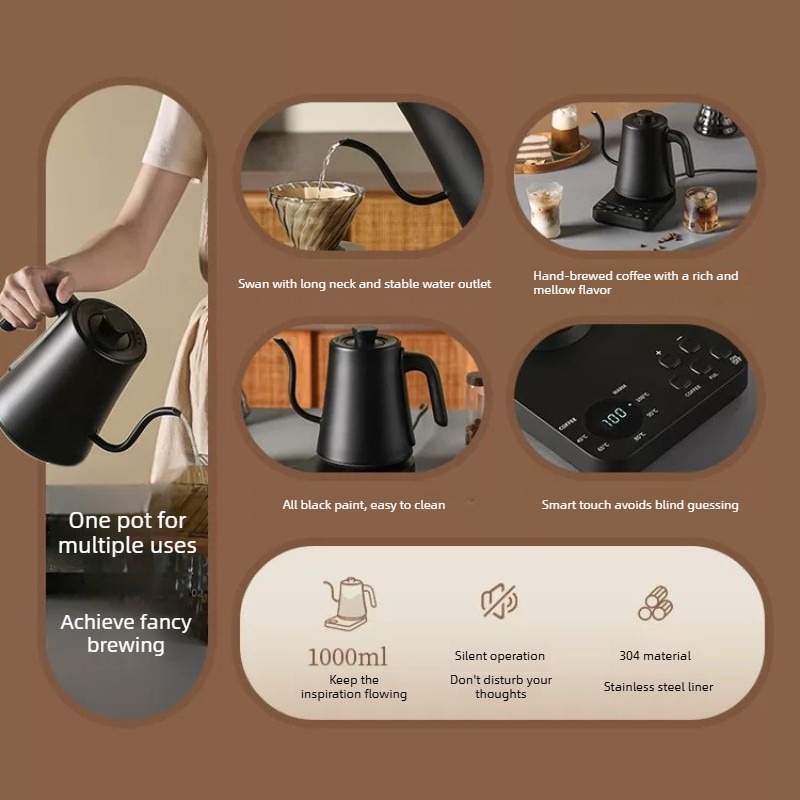 Electric Gooseneck Coffee Kett - Pour Over Kettle 리뷰 및 가격