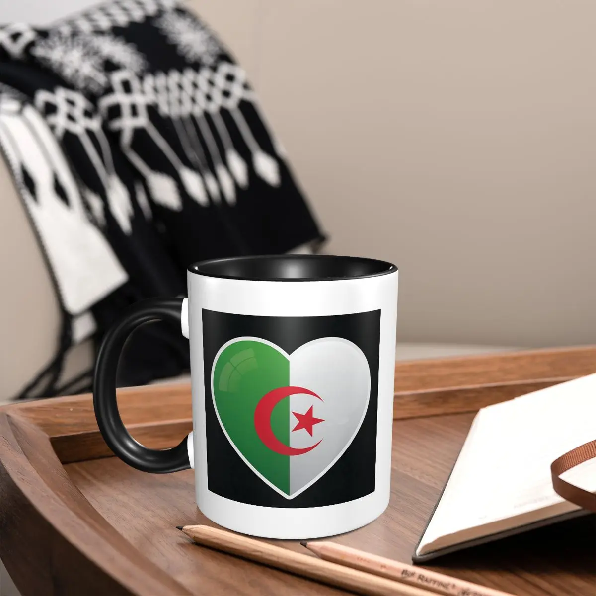 Algeria Algerian Flag Love Ico - Coffee Tea Icon 리뷰 및 가격