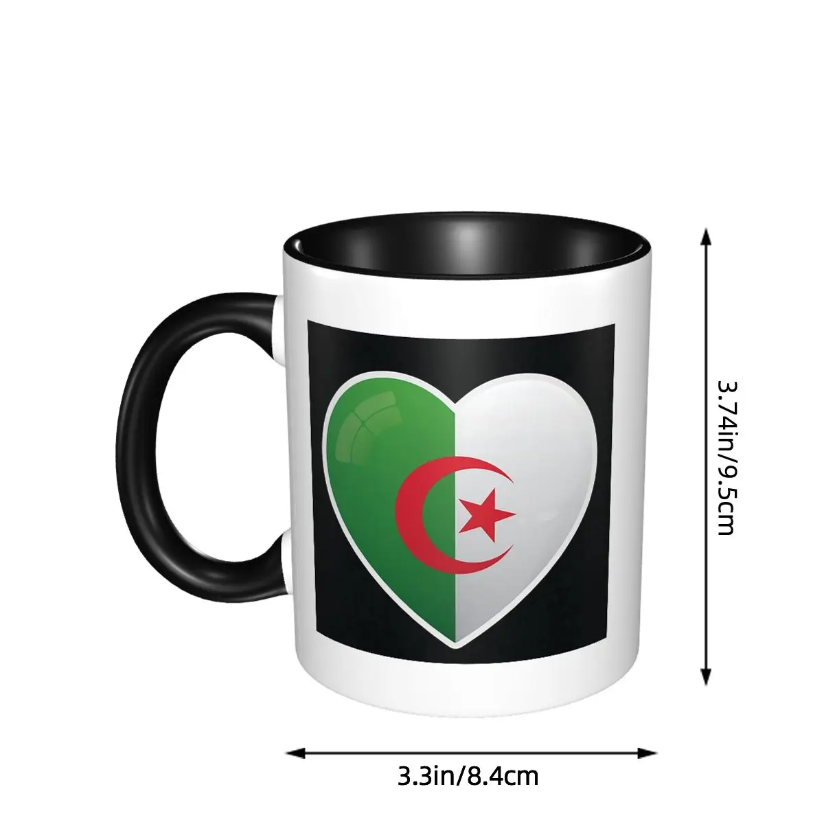Algeria Algerian Flag Love Ico - Coffee Tea Icon 리뷰 및 가격