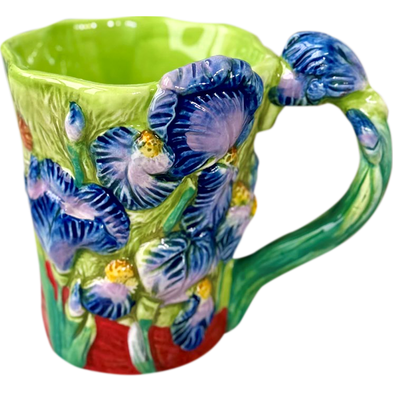 Creative Blue Floral Ceramic C - Coffee Tea Van 리뷰 및 가격