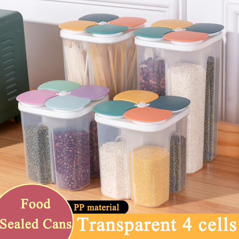 Kitchen Cereals Storage Box Pl - Coffee Tea Sugar Container Set 리뷰 및 가격