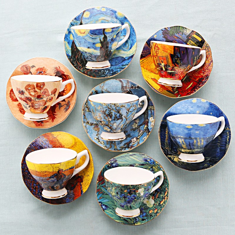 Van Gogh Art Painting Coffee M - Coffee Tea Van 리뷰 및 가격