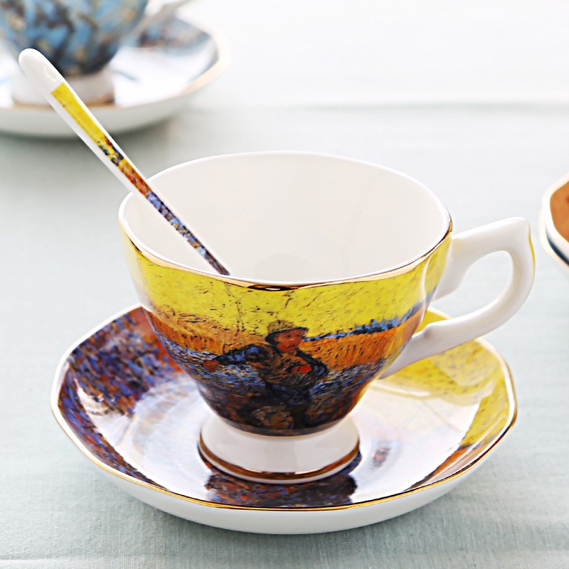 Van Gogh Art Painting Coffee M - Coffee Tea Van 리뷰 및 가격