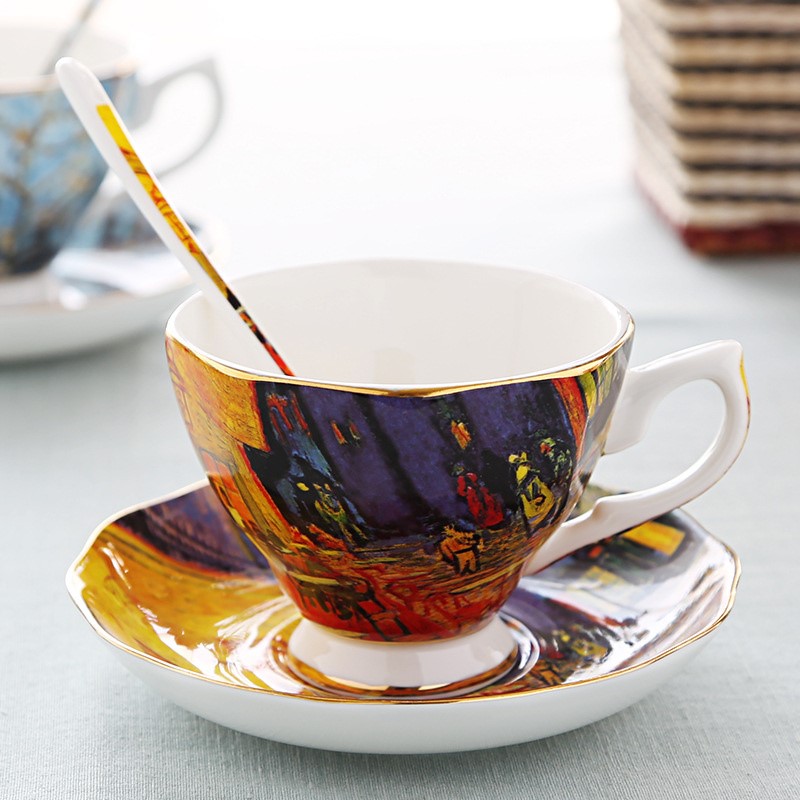 Van Gogh Art Painting Coffee M - Coffee Tea Van 리뷰 및 가격