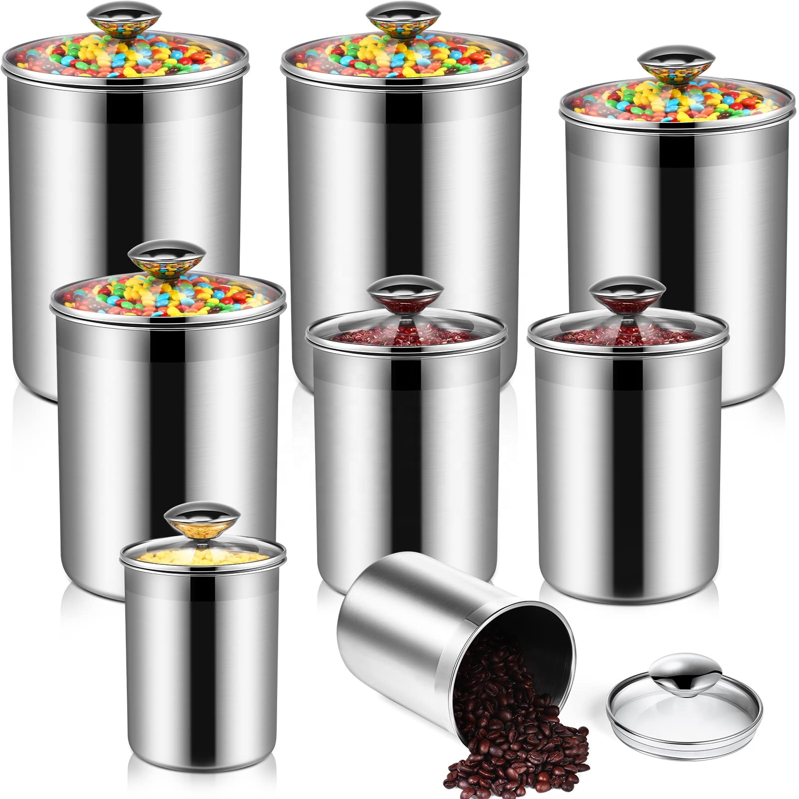 Food Storage Containers Tea Co - Coffee Tea Sugar Set 리뷰 및 가격