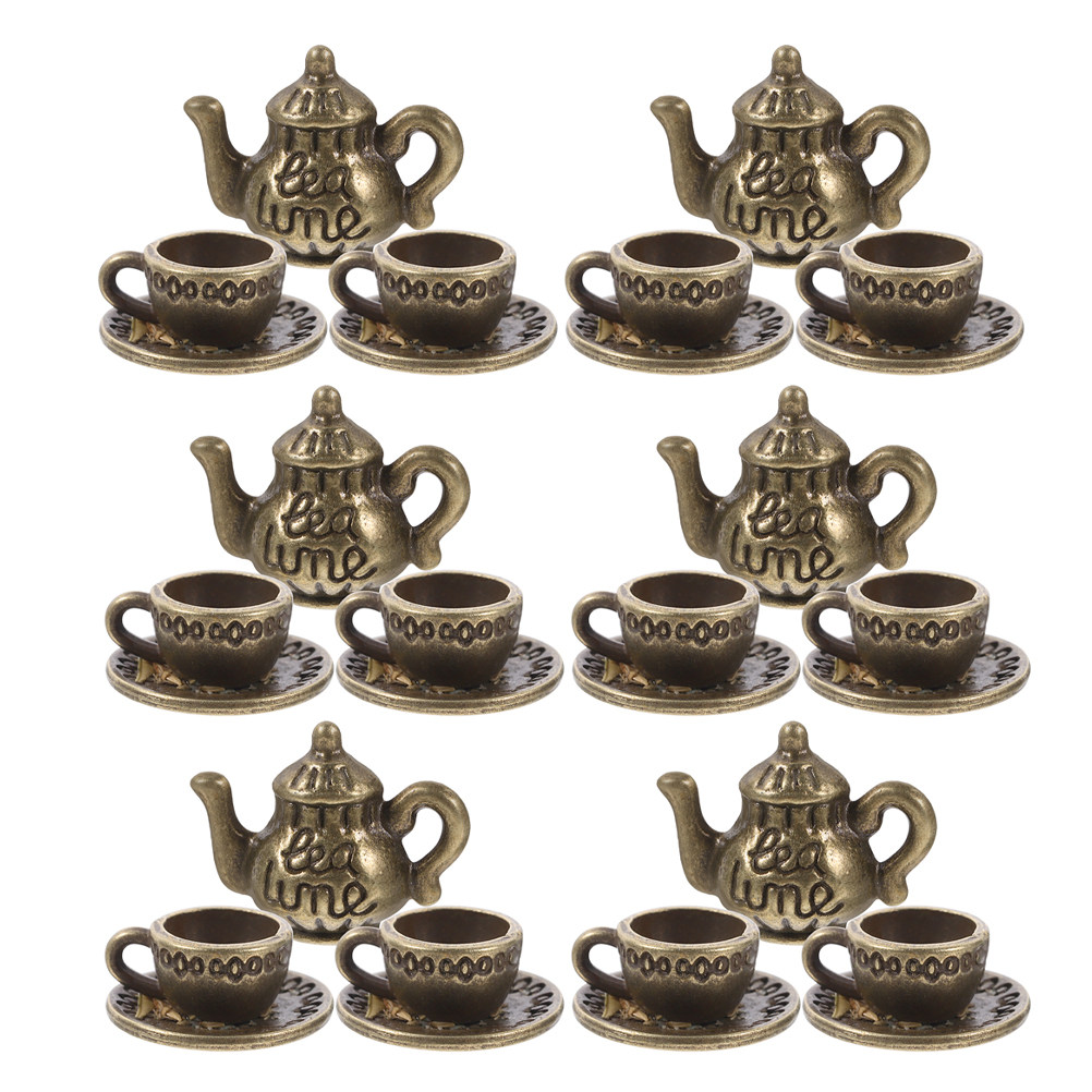 6Sets Miniature Tea Set Vintag - Coffee Y Tea 리뷰 및 가격