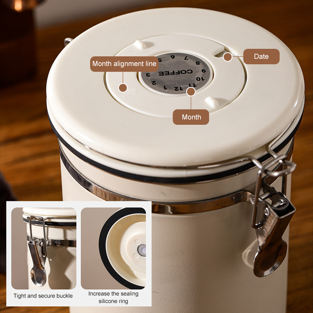 1.2/1.5/1.8L Stainless Steel C - Coffee Tea Sugar Container Set 리뷰 및 가격