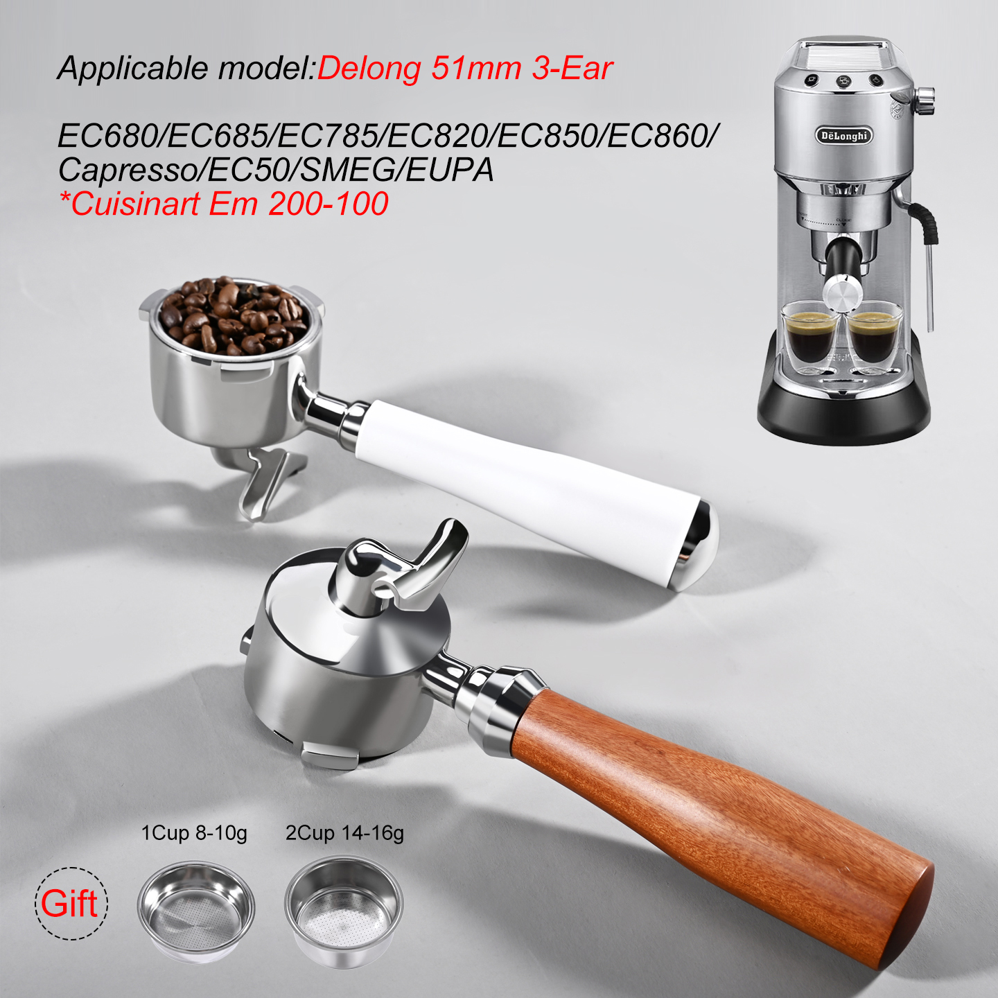 51mm Double Spout Coffee Porta - Coffee And Tea Filter 리뷰 및 가격