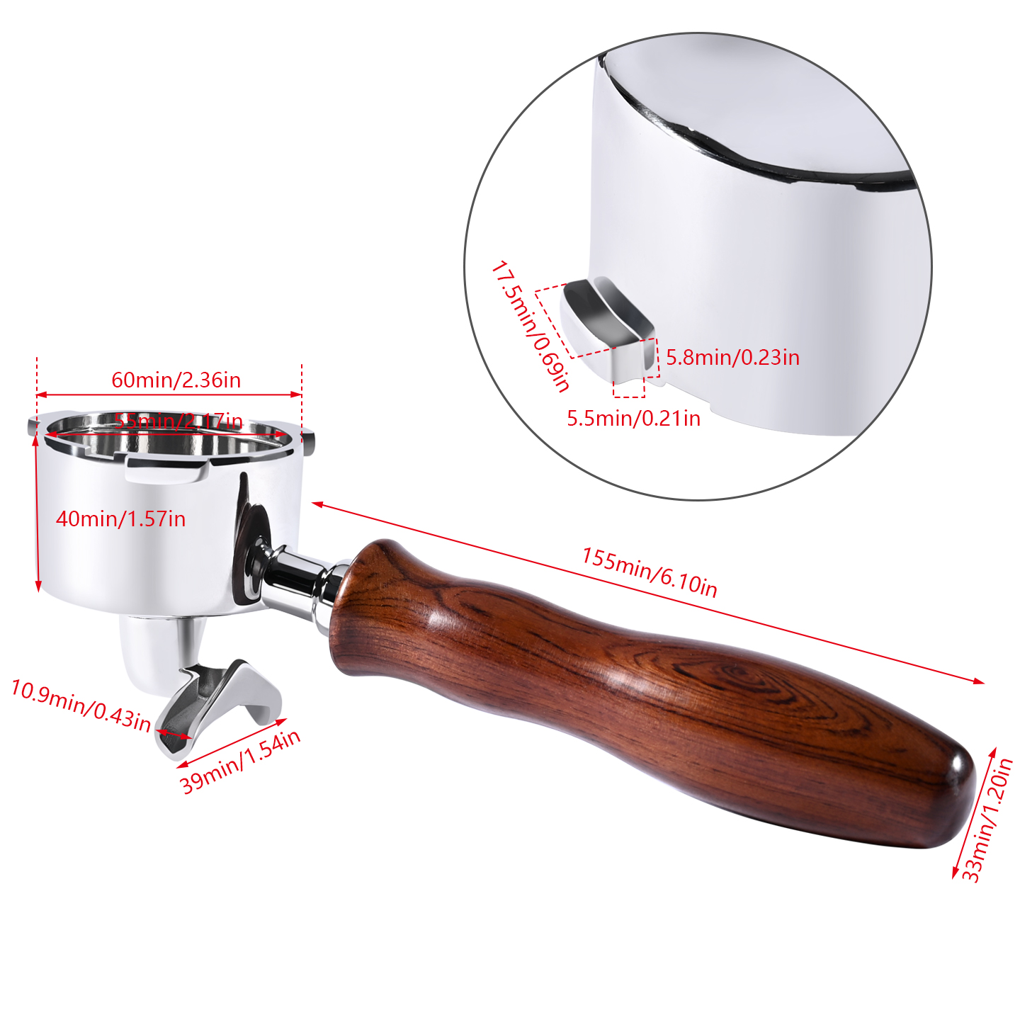 51mm Double Spout Coffee Porta - Coffee And Tea Filter 리뷰 및 가격