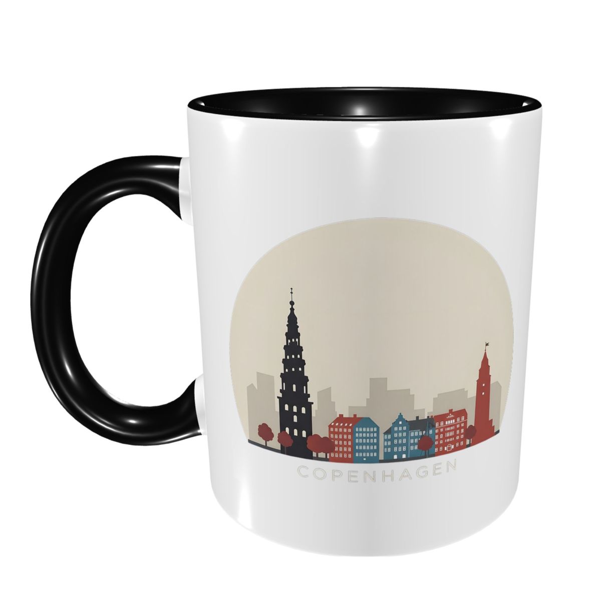 Copenhagen Travel Icon Mug Fun - Coffee Tea Icon 리뷰 및 가격