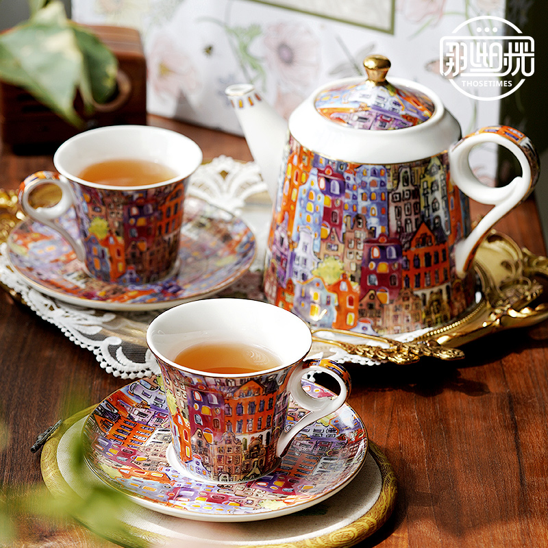 Exquisite high-end English aft - Tea Coffee Pot Set 리뷰 및 가격