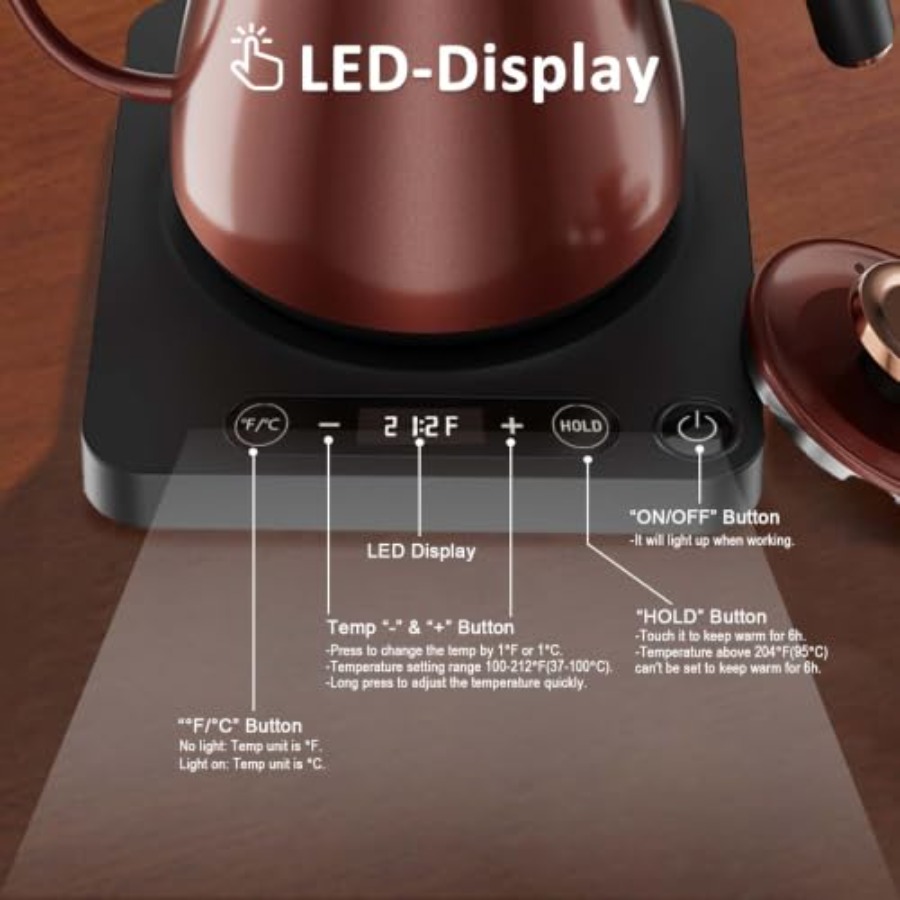 Gooseneck Electric Kettle for  - Pour Over Kettle 리뷰 및 가격