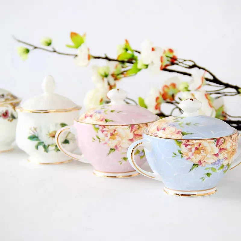 European Style Sugar Bowl for  - Coffee Tea English 리뷰 및 가격
