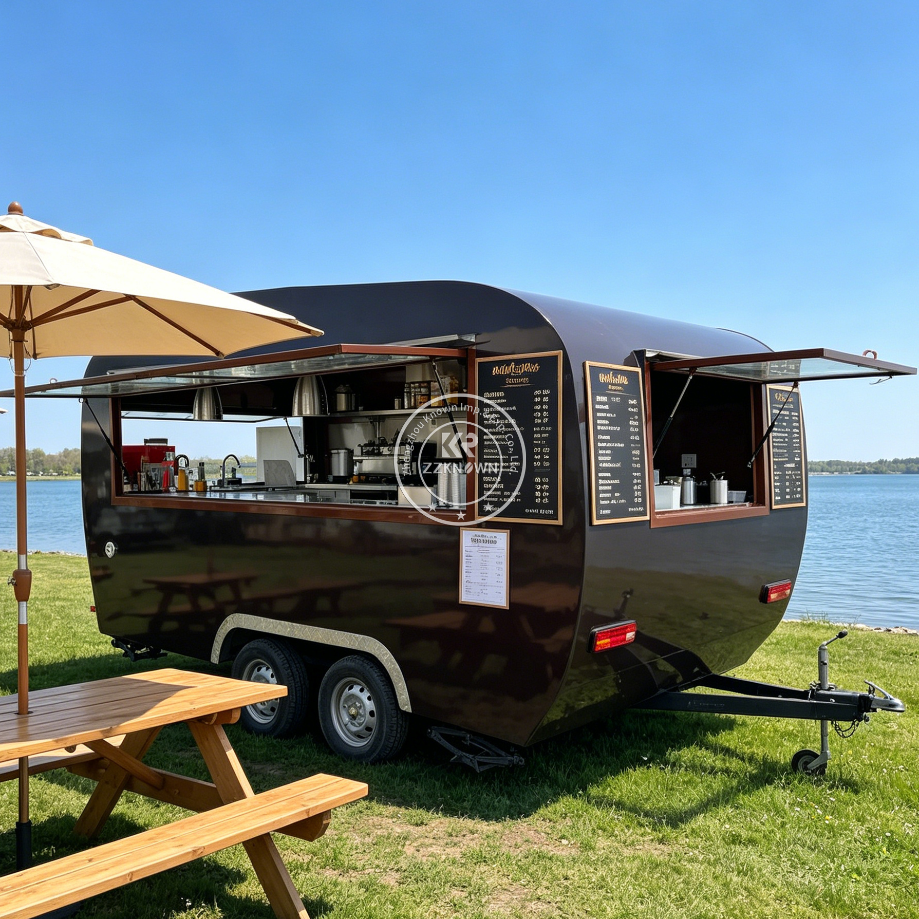 Street Stainless Steel Mobile  - Coffee Tea Van 리뷰 및 가격